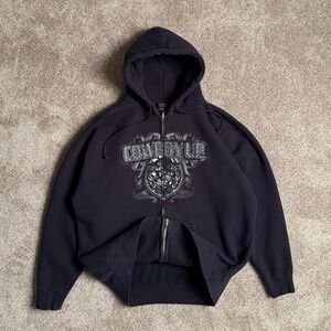 Y2K "COWBOY UP" ZIP UP HOODIE